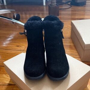 Black Suede Ankle Boots